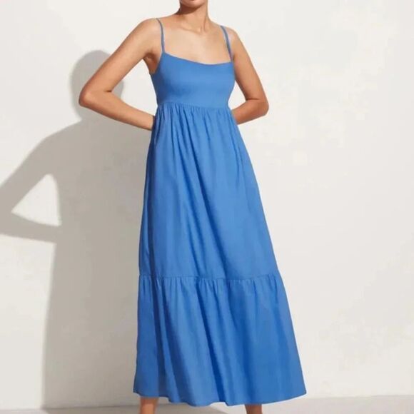 FAITHFULL THE BRAND Katya  Maxi Dress L USA 8 - Picture 12 of 13